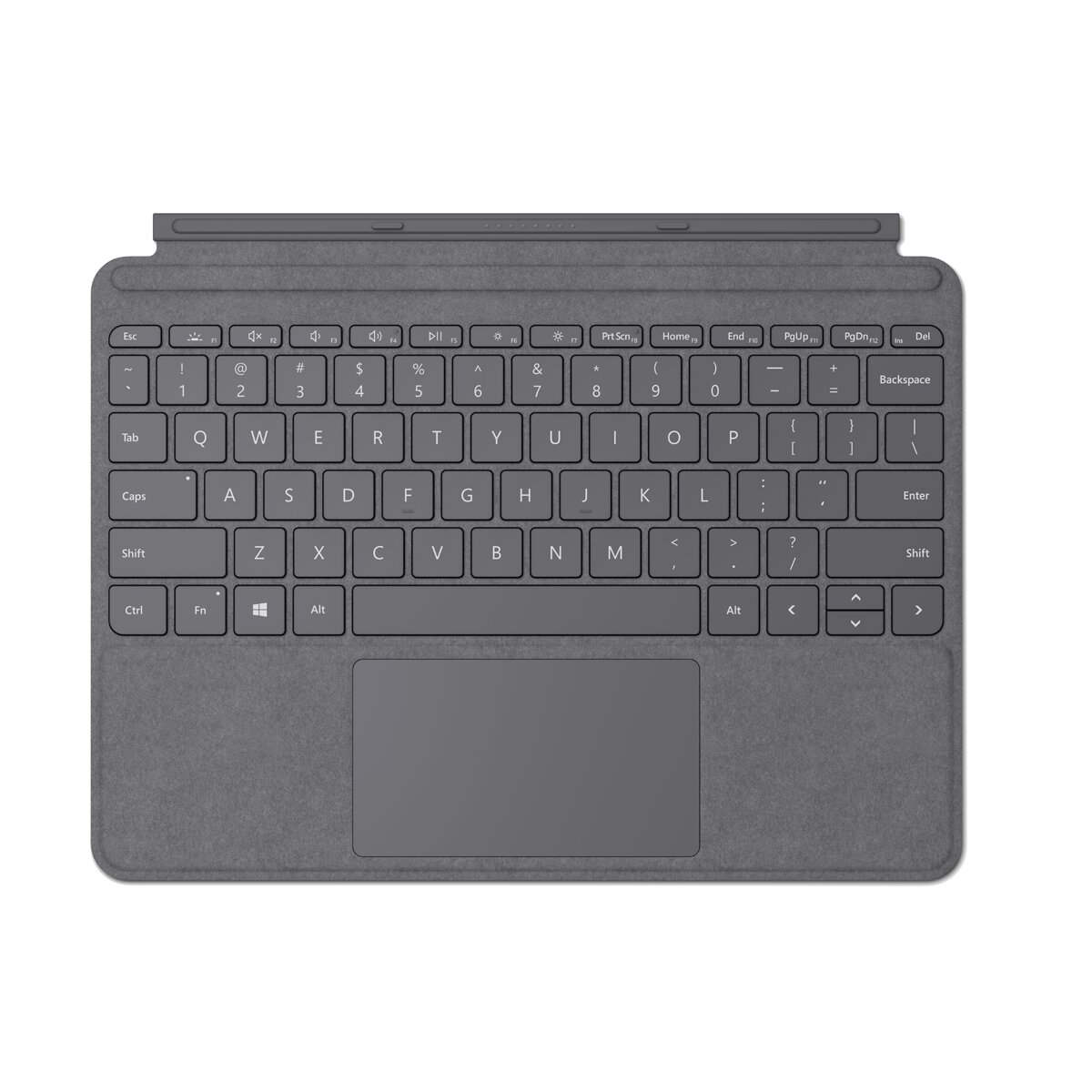 Funda gris con Teclado Microsoft Type Cover Signature para Surface Go / Go 2 Gris oscuro-1