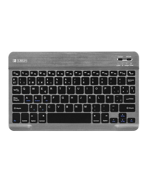 Imagen 0 de Teclado Bluetooth Subblim Smart BT Keyboard Gris