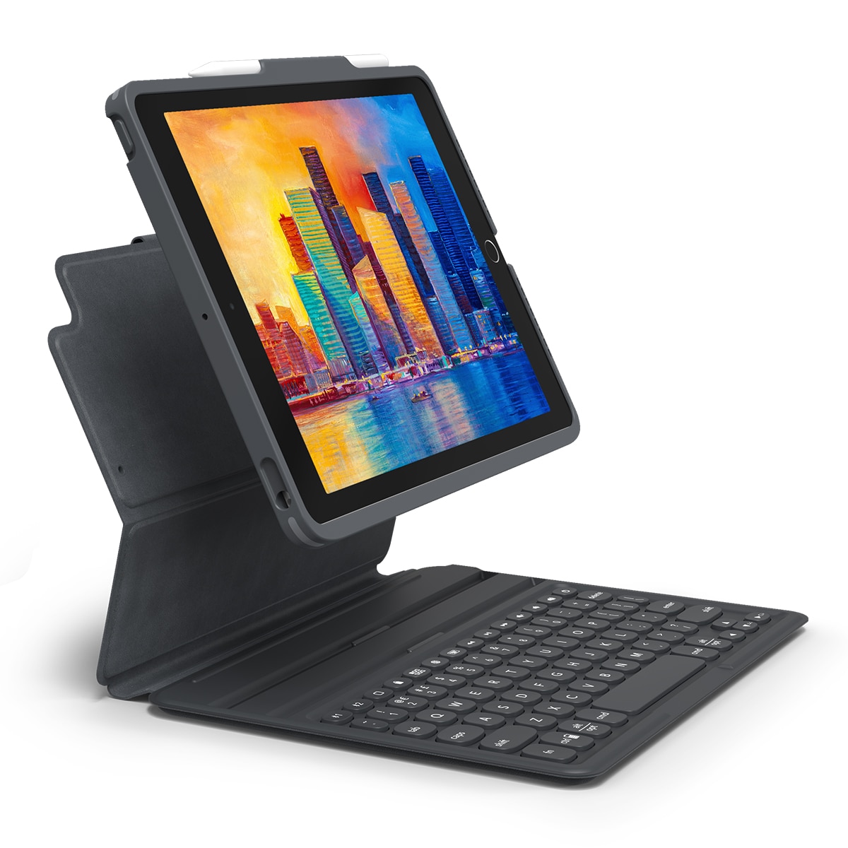 Funda con teclado ZAGG Pro Keys para iPad 10,2" Negro / Gris-1