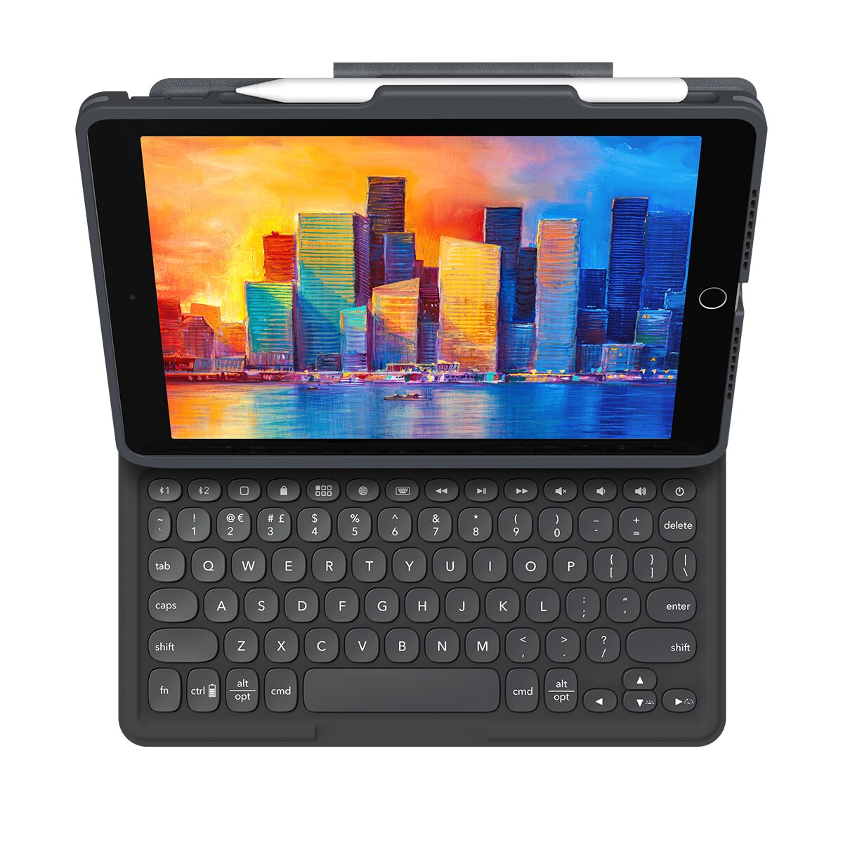 Funda con teclado ZAGG Pro Keys para iPad 10,2" Negro / Gris-2