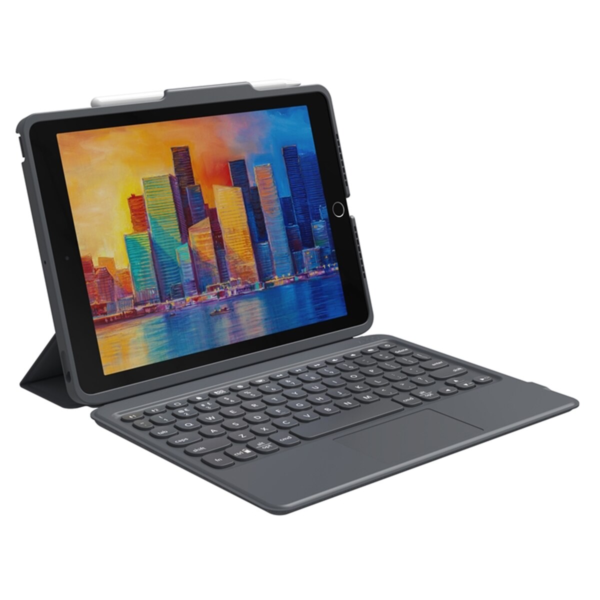 Funda con teclado ZAGG Pro Keys con Trackpad para iPad 10,2" Negro / Gris-1