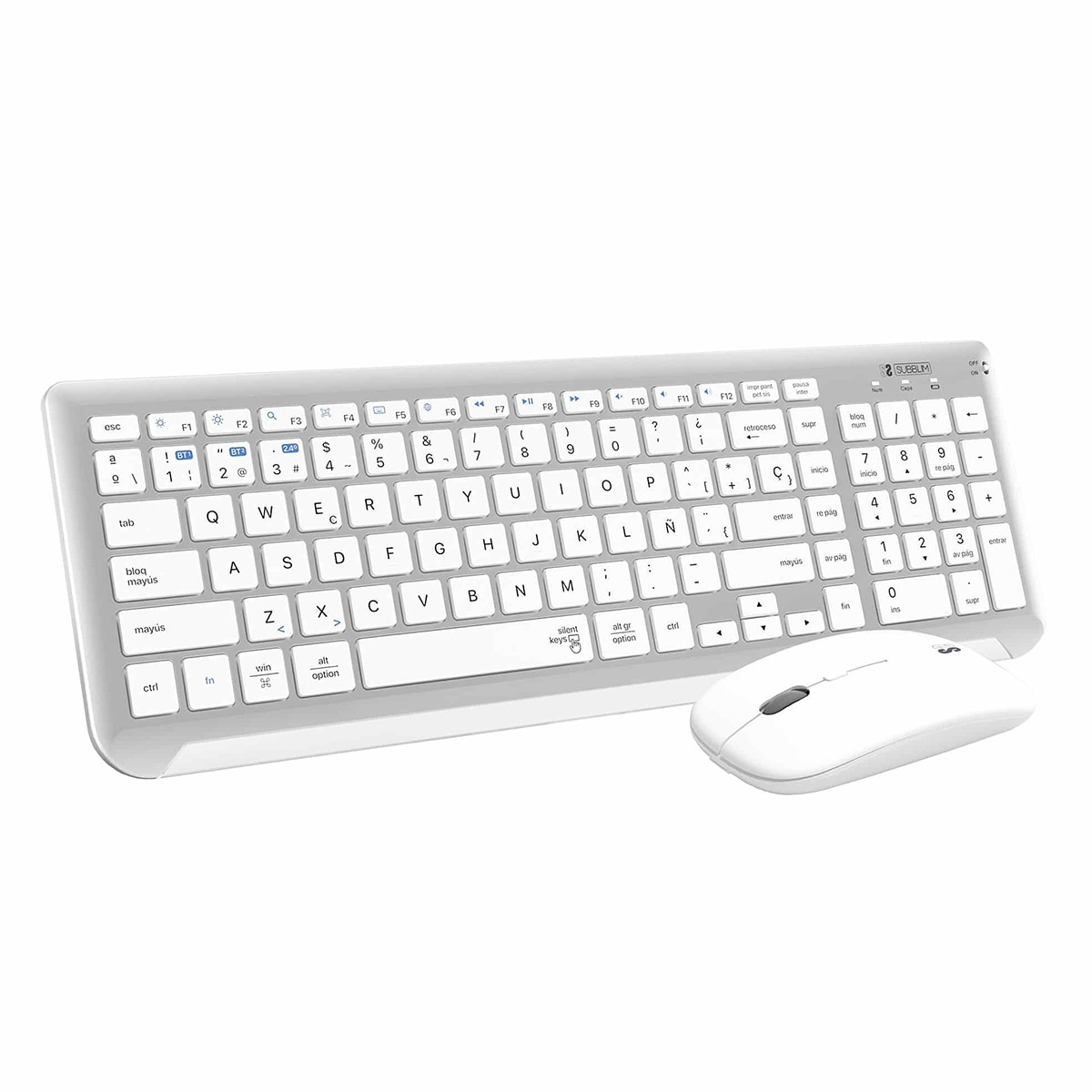 Imagen 0 de Teclado y ratón inalámbricos Subblim Combo Dual Prestige multidispositivo