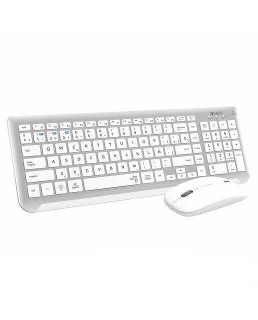 Combo de teclado con ratón inalámbrico Subblim Dual Prestige Gris / Negro-1