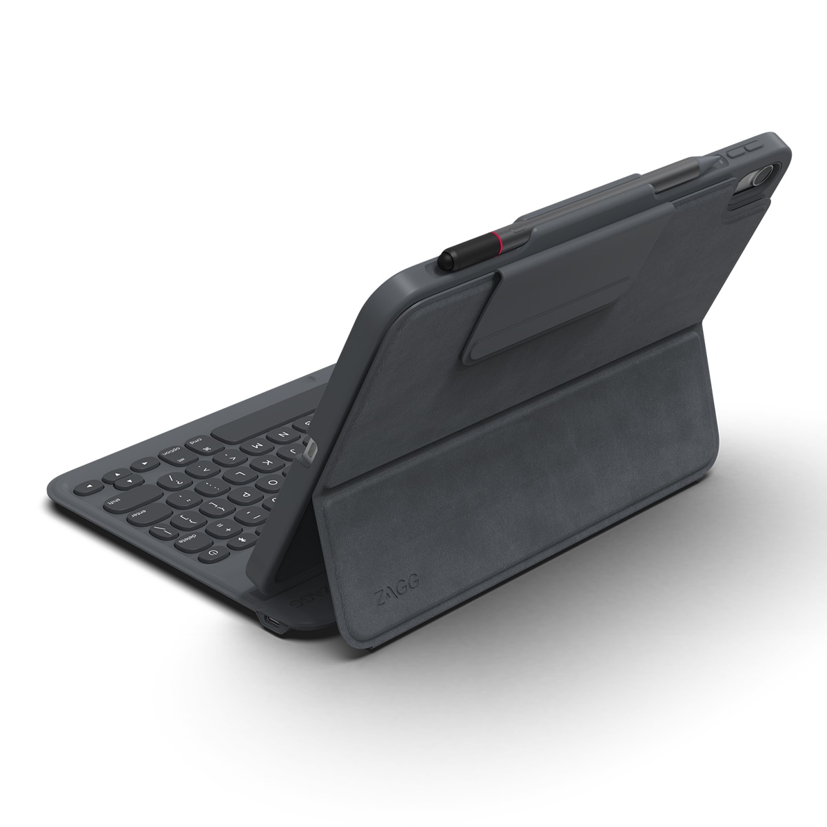 Funda con teclado Zagg Pro Keys para iPad 10,9 (10ª Gen.) Gris oscuro-2