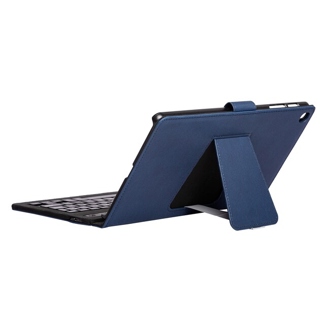 Funda SilverHT Wave Blue con teclado Bluetooth para tablet Samsung Galaxy TAB A11+ / TAB A9+ 11