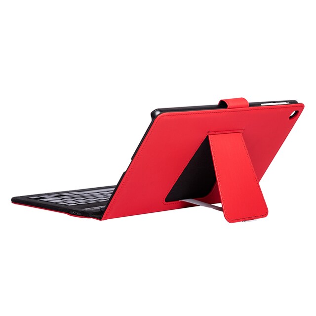 Funda SilverHT Wave Red con teclado Bluetooth para tablet Samsung Galaxy TAB A11+ / A9+ 11
