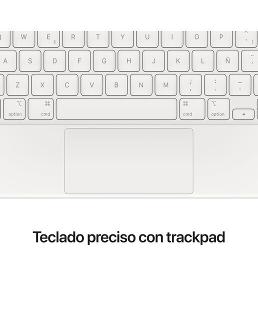 Teclado Apple Magic Keyboard para iPad Pro 11 (M4) - Blanco Blanco-9