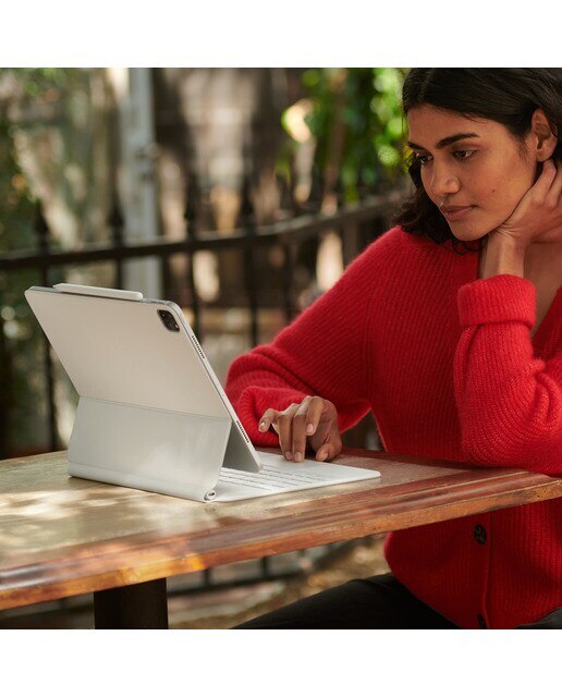 Teclado Apple Magic Keyboard para iPad Pro 11 (M4) - Blanco Blanco-11