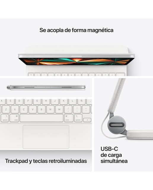 Teclado Apple Magic Keyboard para iPad Pro 13 (M4) negro Negro