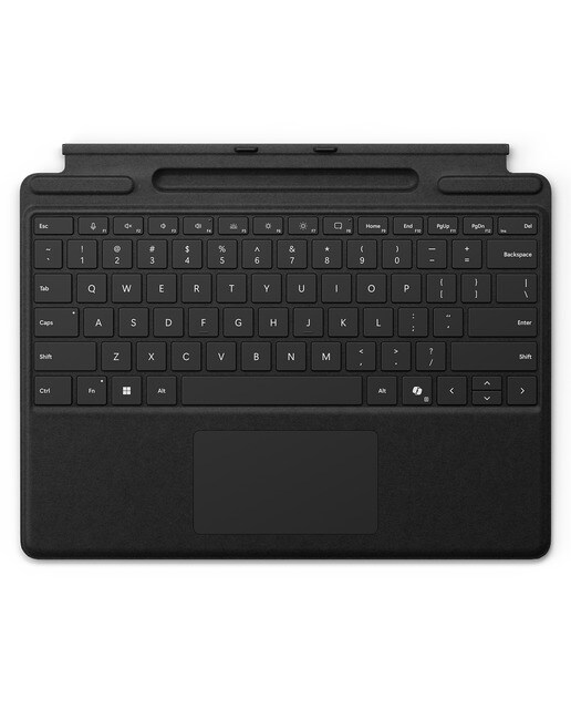 Teclado Microsoft para Surface Pro con almacenamiento de lápiz - negro Negro-1