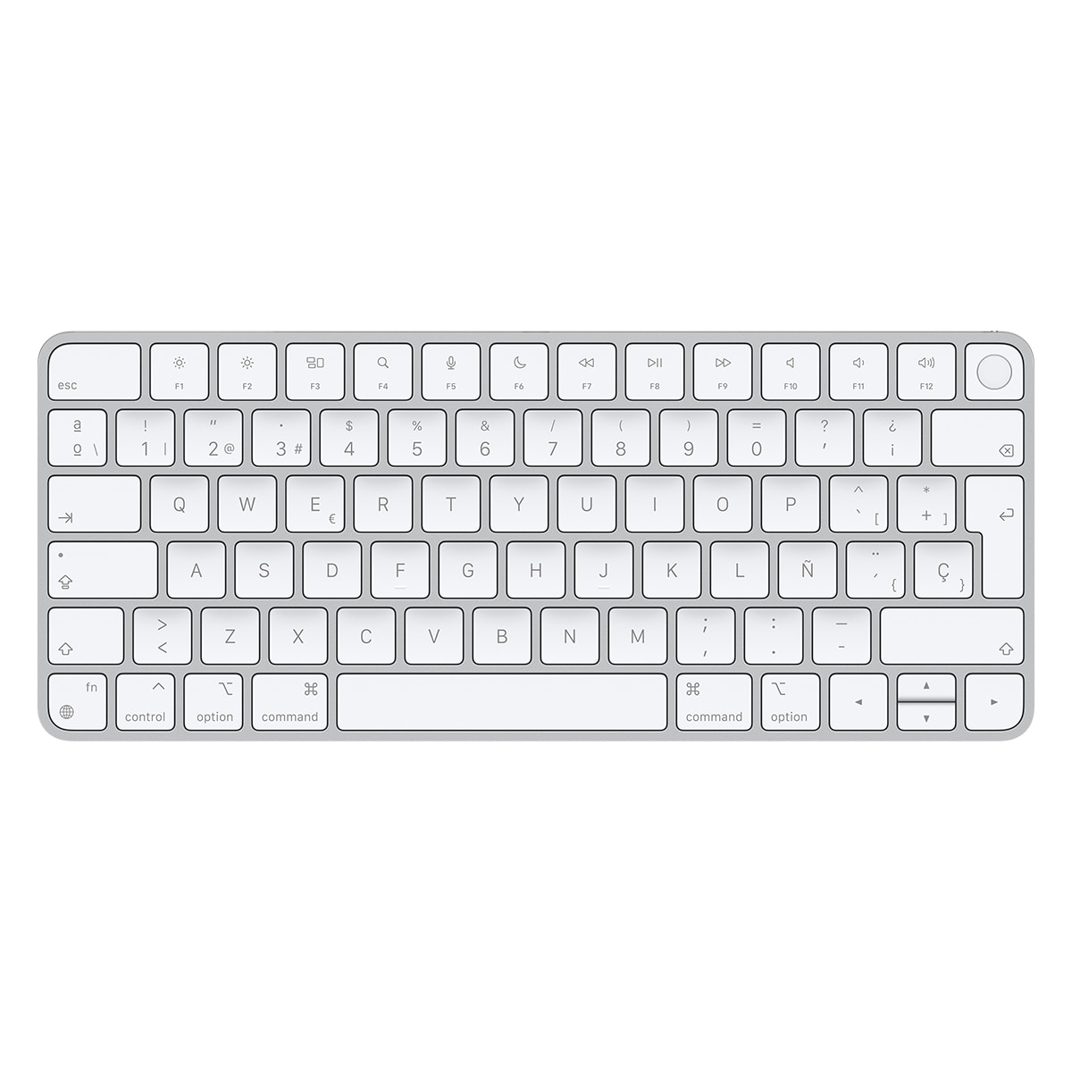 Teclado Apple Magic Keyboard con touch ID blanco Blanco-1