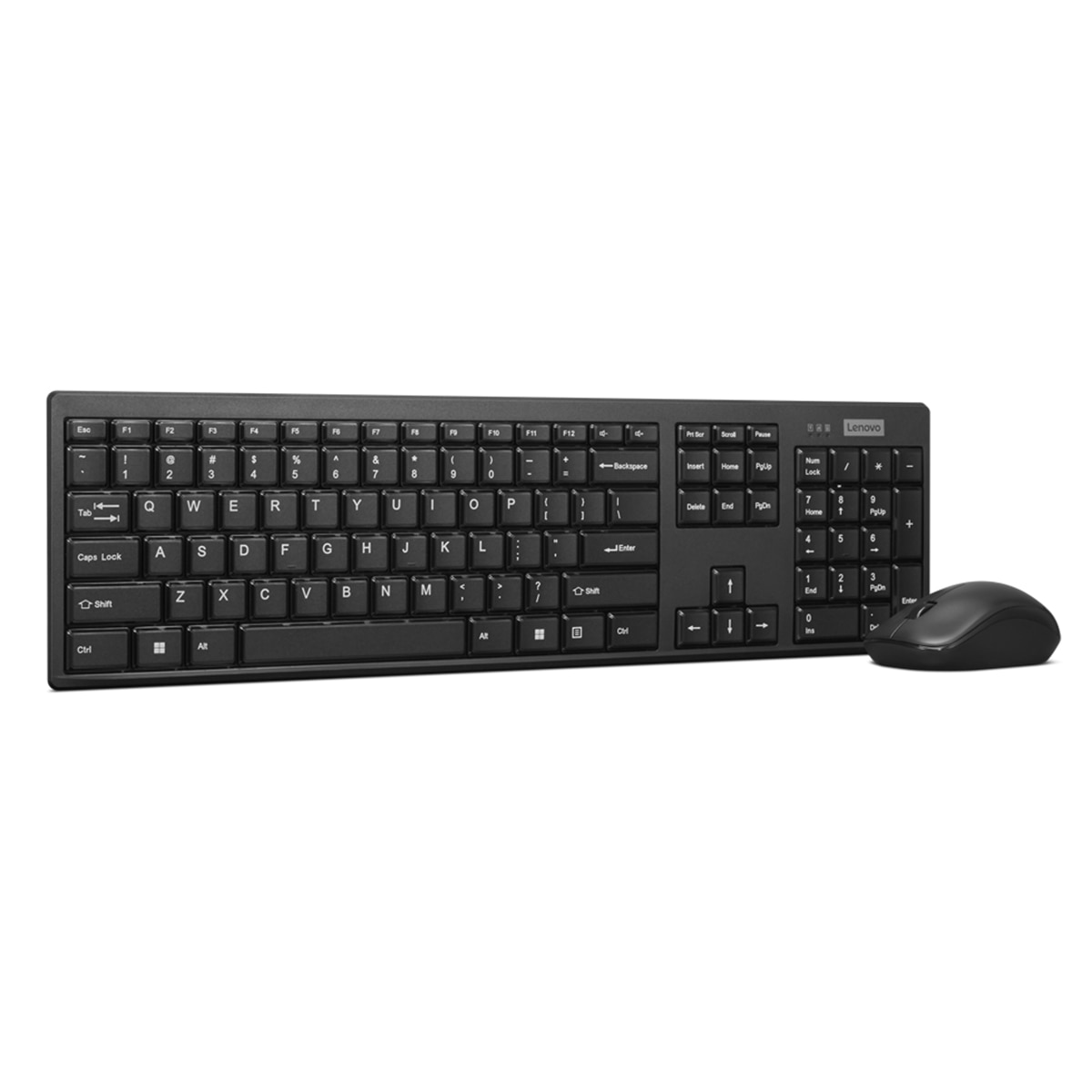 Imagen 0 de Combo de teclado + ratón inalámbrico Lenovo 100 Negro