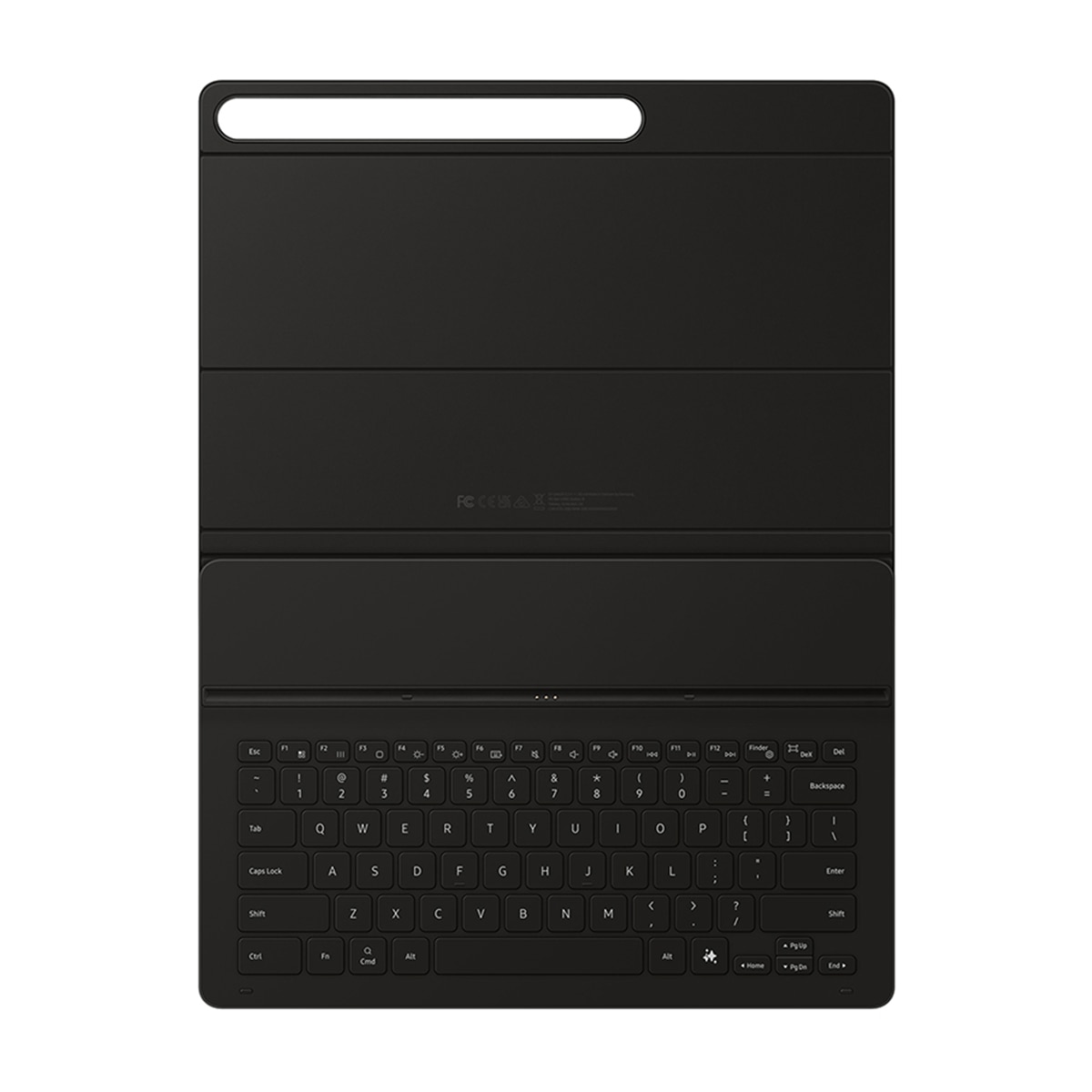 Funda teclado Samsung Keyboard Slim IA negra para Galaxy Tab S10 FE+ Negro-3