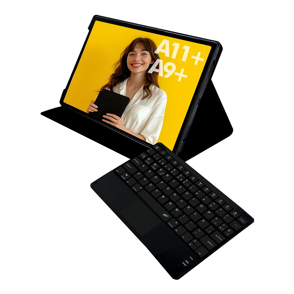 Funda con teclado SilverHT para tablet Samsung Galaxy Tab A11+ - Azul Azul-3