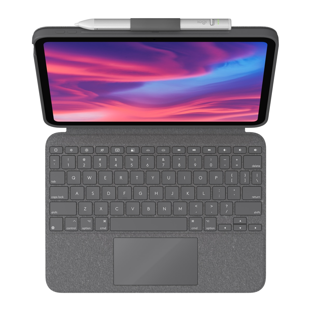 Imagen 0 de Teclado Logitech Combo Touch para iPad 10ª Gen. / A16 Gris oscuro