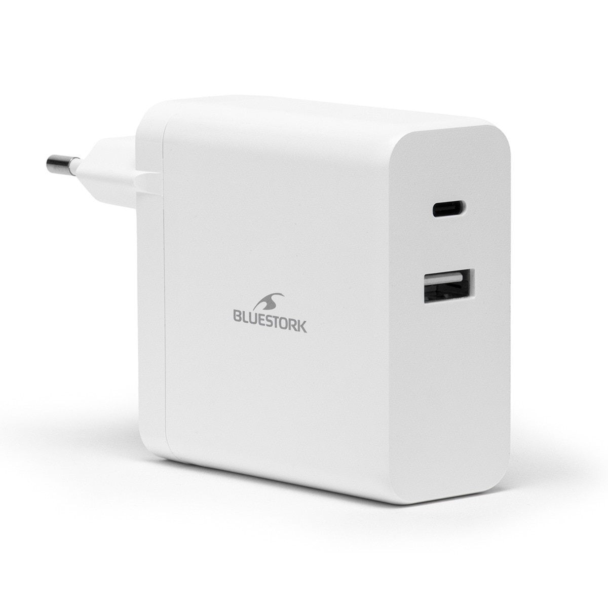 Cargador portátil Bluestork 65W USB-C Blanco Blanco-1