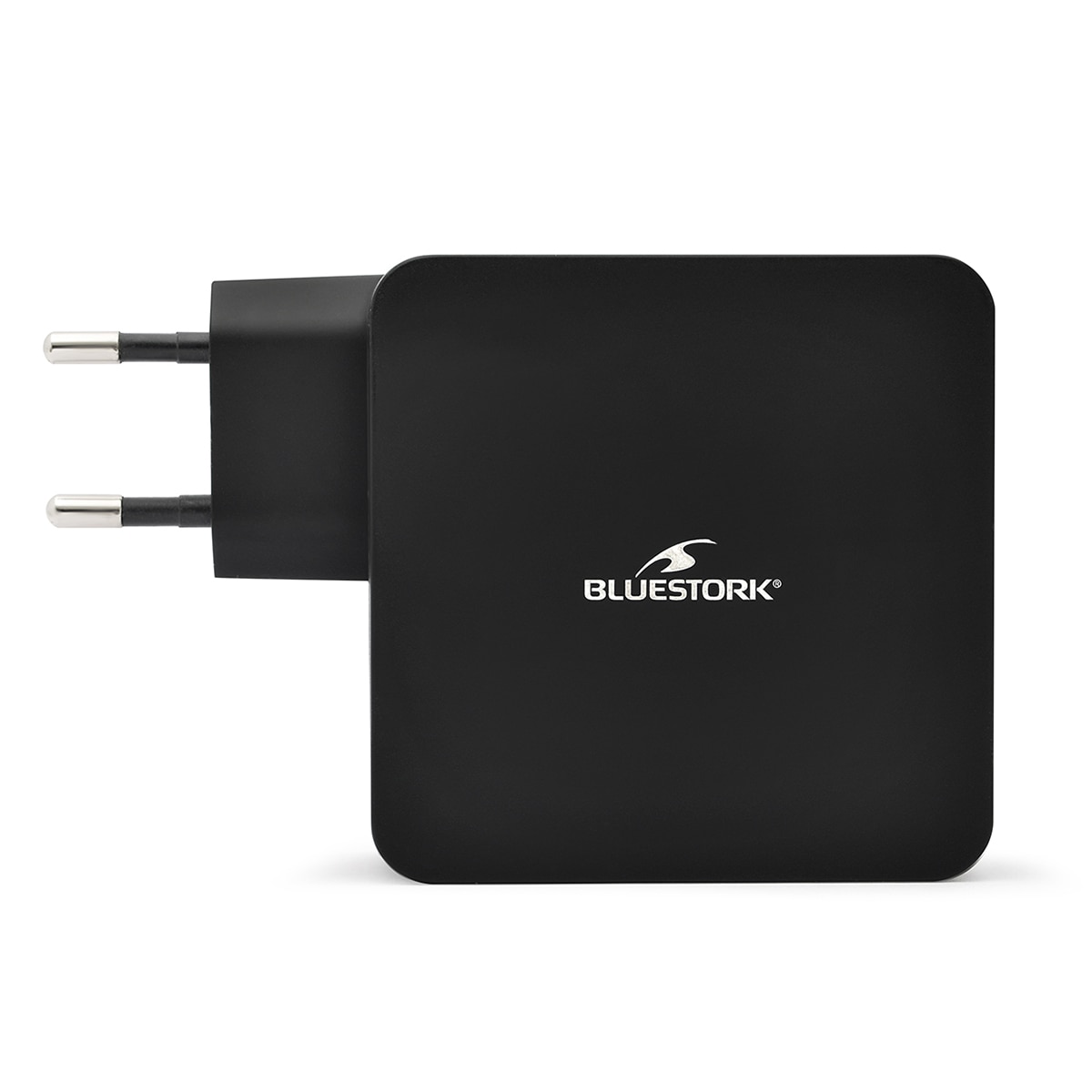 Cargador portátil Bluestork 65W USB-C Negro Negro-1