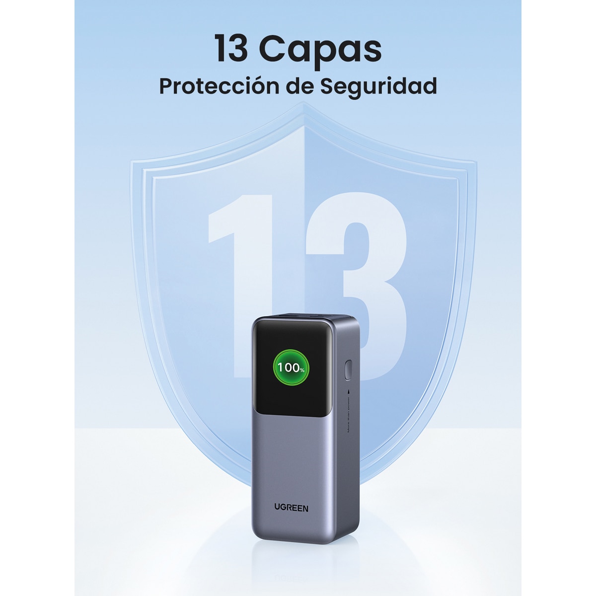 Batería externa Ugreen Nexode 130W 20000 mA/h Gris oscuro-7