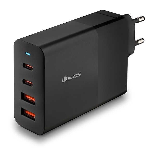 Cargador NGS BUD 100W 2xUSB-C GaN