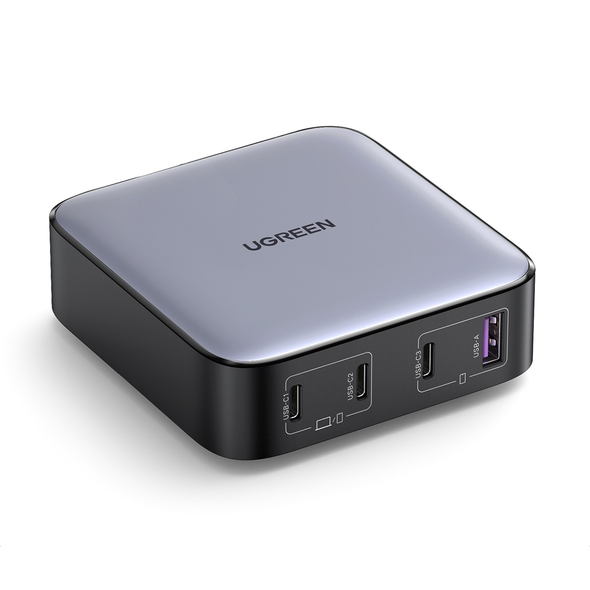 Imagen 0 de Cargador de escritorio UGREEN Nexode 100W, GaN, 4 puertos