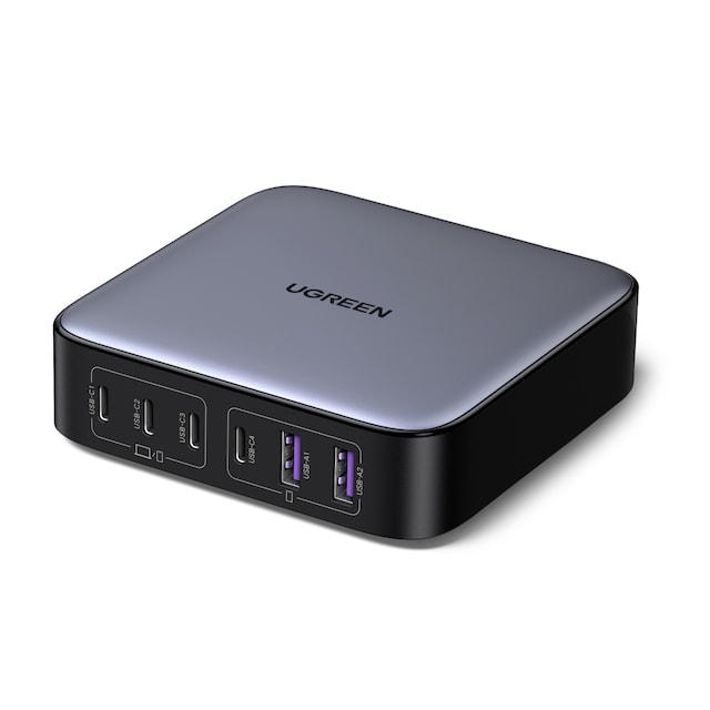 Cargador de escritorio UGREEN Nexode 200W, GaN, 6 puertos