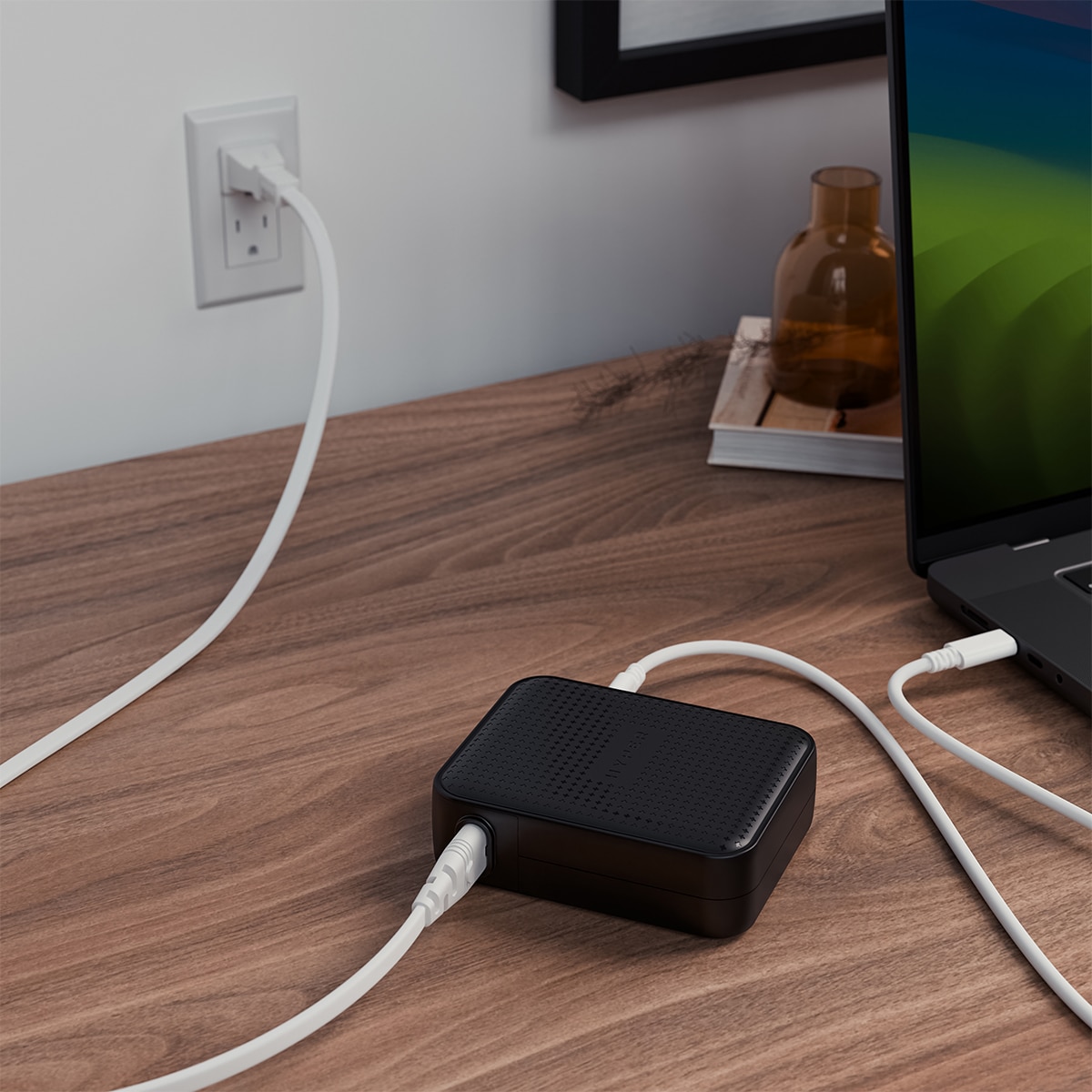 Cargador de viaje HyperJuice 145W USB-C con 4 puertos Negro-6