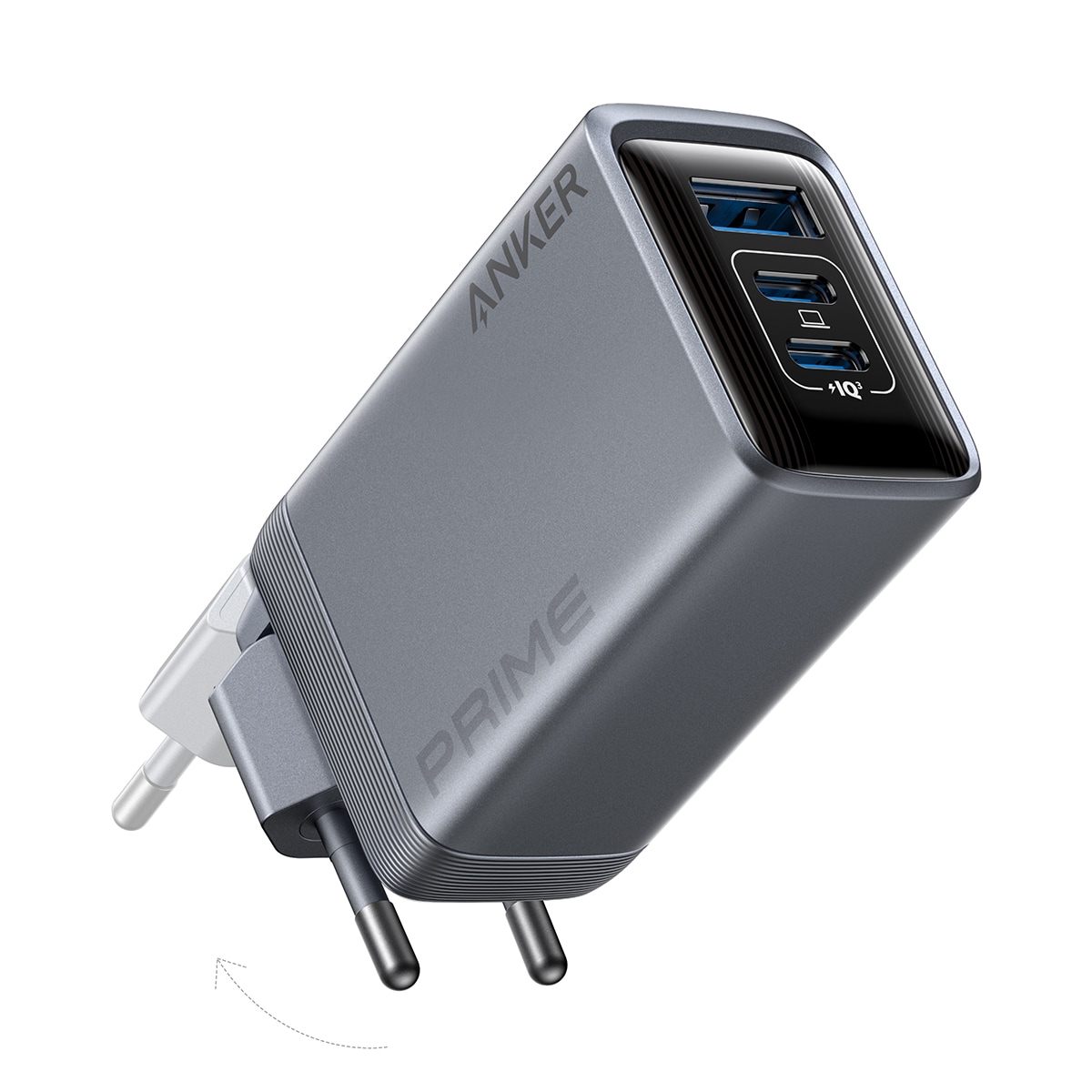 Cargador Anker Prime 100W GaN negro Negro-1