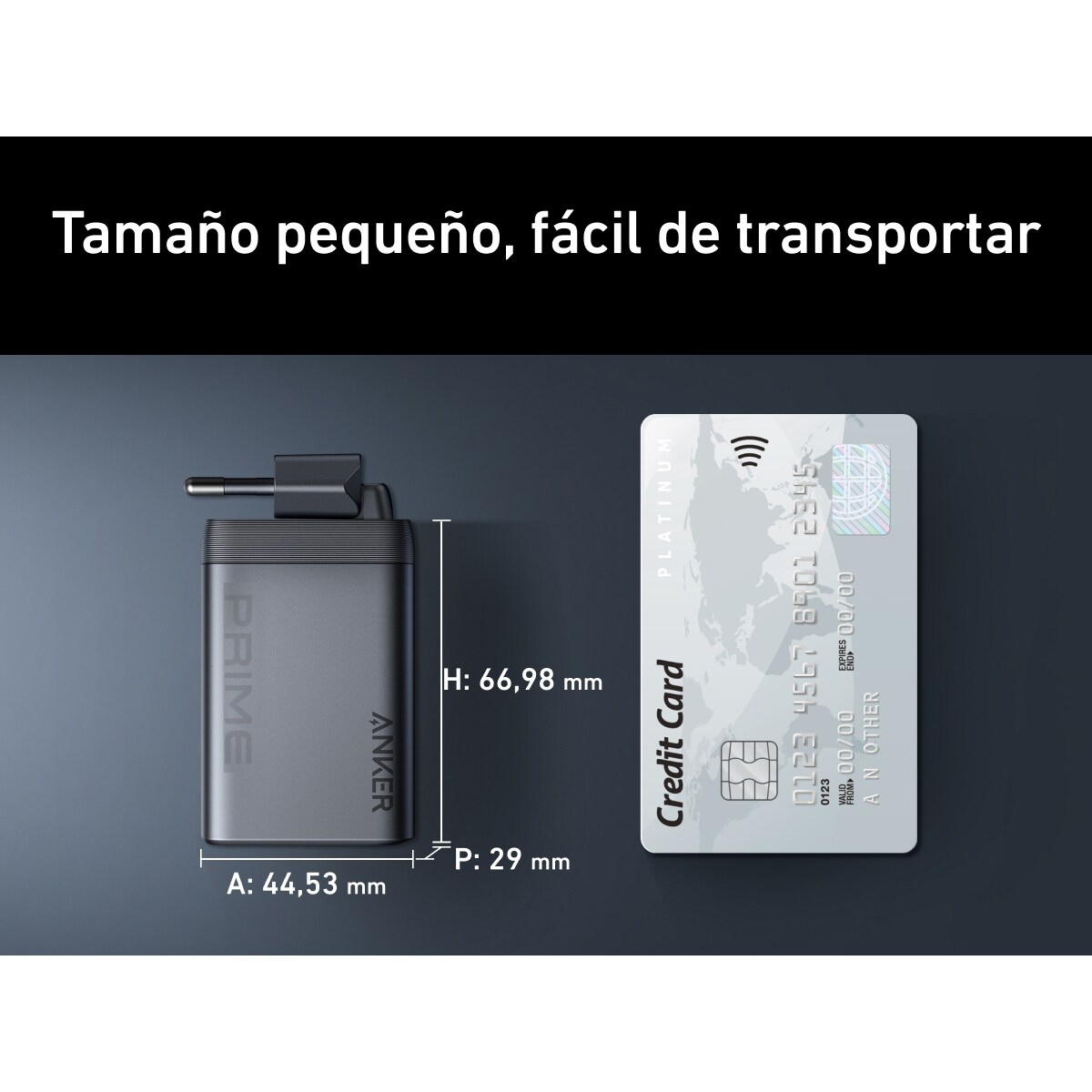 Cargador Anker Prime 100W GaN negro Negro-3