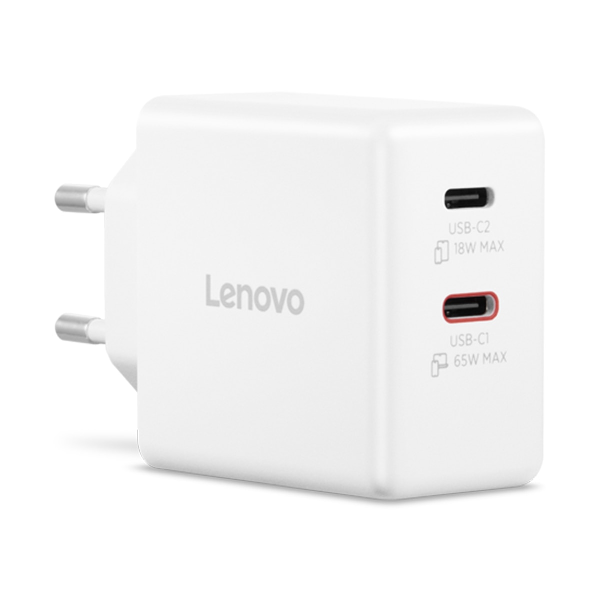 Imagen 0 de Cargador Lenovo 65W USB-C GaN Blanco
