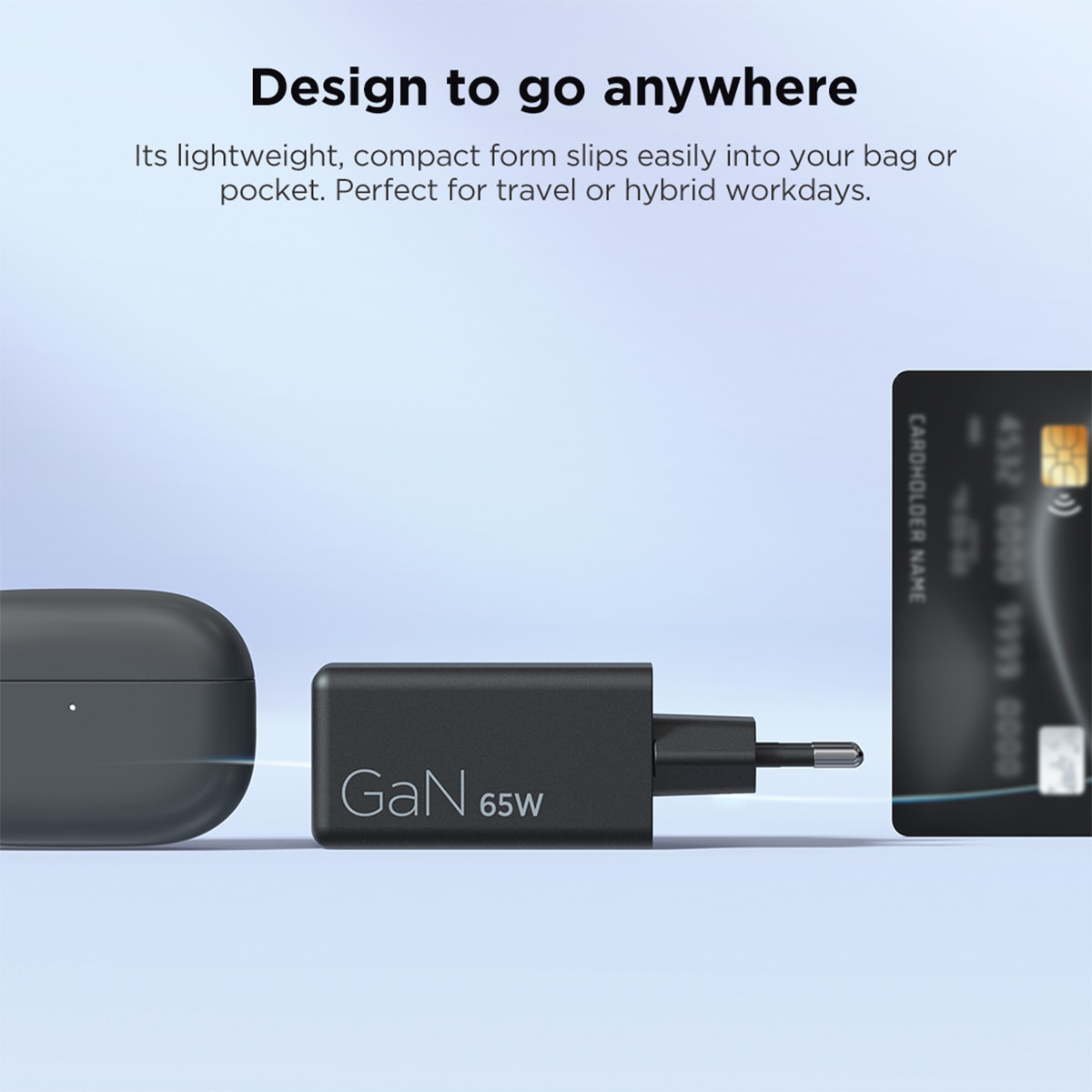 Cargador USB-C Lenovo Mini GaN 65W - Negro Negro-3