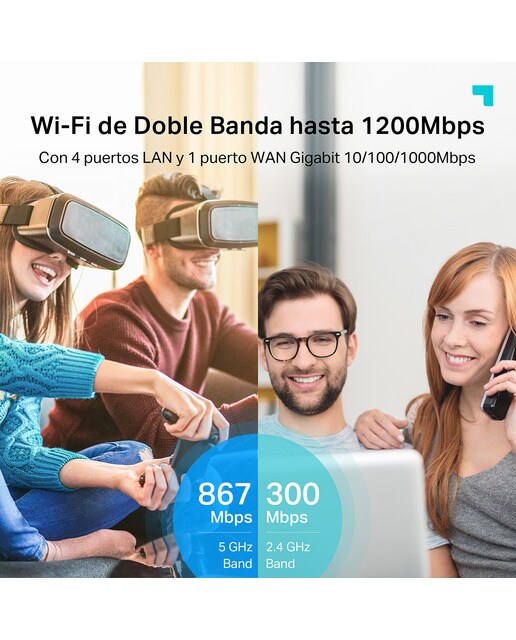 Router Wi-Fi TP-Link Archer C6 Doble Banda AC1200 MU-MIMO - Negro Negro-4