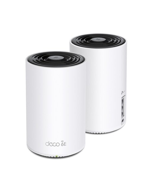 Sistema Wi-Fi Mesh TP-Link Deco XE75, Triple Banda Ethernet Gigabit AXE5400 (2 nodos) - Blanco / Negro Blanco / Negro-2