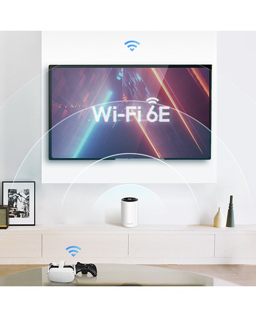 Sistema Wi-Fi Mesh TP-Link Deco XE75, Triple Banda Ethernet Gigabit AXE5400 (2 nodos) - Blanco / Negro Blanco / Negro-11