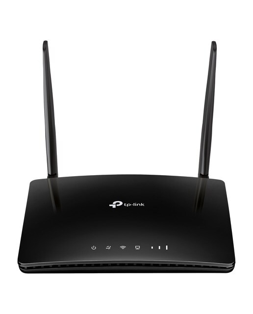 Router 4G TP-Link TL-MR6400, 300Mbps, Ethernet LAN/WAN, doble antena Negro Negro-1
