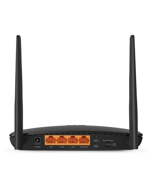 Router 4G TP-Link TL-MR6400, 300Mbps, Ethernet LAN/WAN, doble antena Negro Negro-2