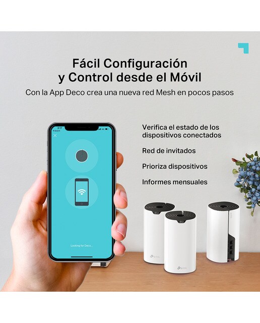 Sistema Wi-Fi Mesh TP-Link Deco S7 AC1900 Dual Band, 3x3 MU-MIMO, Beamforming, Gigabit - 3 Unidades Branco-7