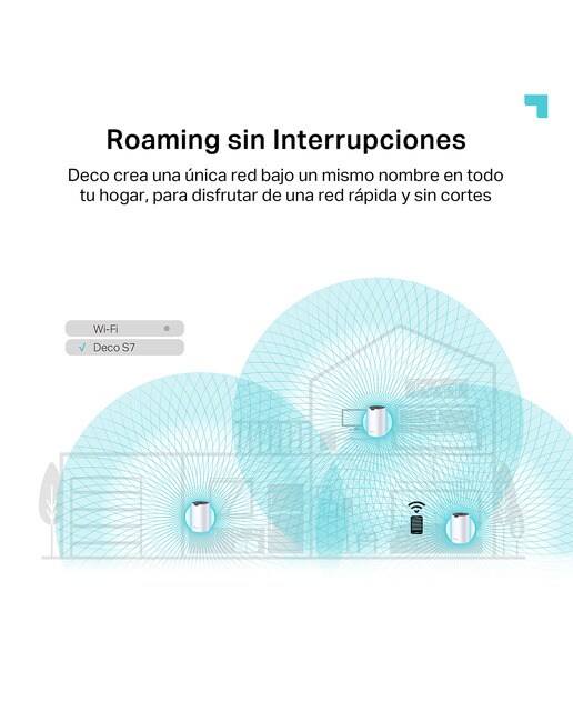 Sistema Wi-Fi Mesh TP-Link Deco S7 AC1900 Dual Band, 3x3 MU-MIMO, Beamforming, Gigabit - 3 Unidades Branco-8