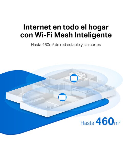 Sistema Wi-Fi Mesh Mercusys Halo H80, AX3000 Doble Banda, MU-MIMO, Gigabit, (2 nodos) Blanco-4