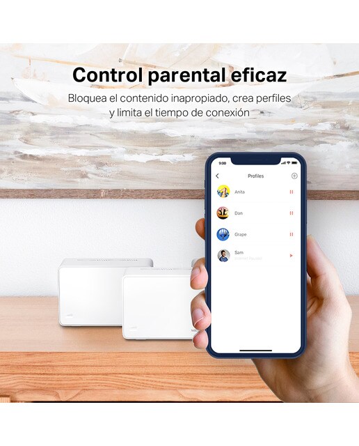 Sistema Wi-Fi Mesh Mercusys Halo H80, AX3000 Doble Banda, MU-MIMO, Gigabit, (2 nodos) Blanco-6