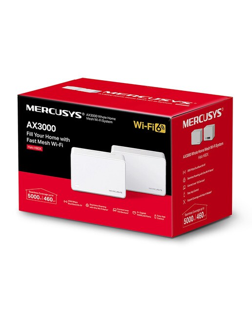 Sistema Wi-Fi Mesh Mercusys Halo H80, AX3000 Doble Banda, MU-MIMO, Gigabit, (2 nodos) Blanco-11