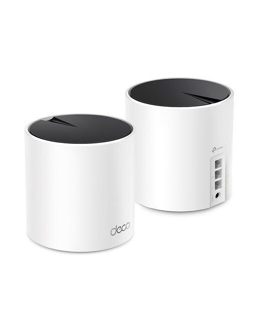 Sistema WiFi 6 AI Mesh TP-Link Deco X55, AX3000, Cobertura até 420m2, Banda 160MHz, MU-MIMO, OFDMA - 2 Unidades Dual Band Branco-2
