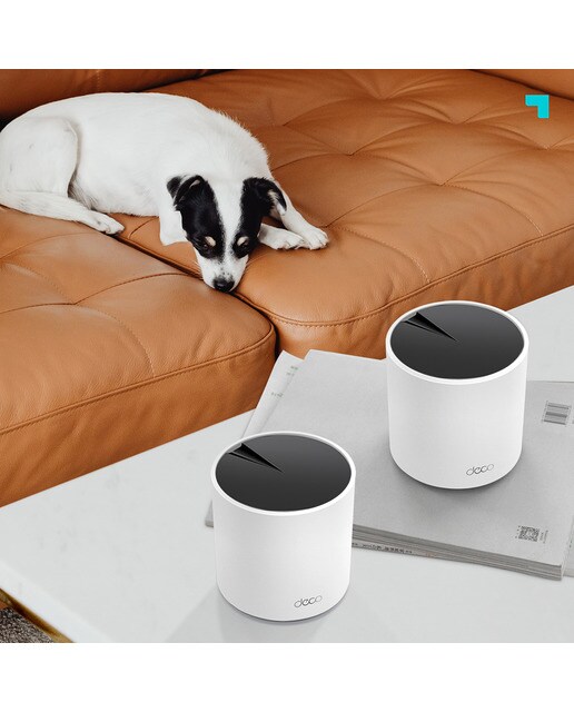 Sistema WiFi 6 AI Mesh TP-Link Deco X55, AX3000, Cobertura até 420m2, Banda 160MHz, MU-MIMO, OFDMA - 2 Unidades Dual Band Branco-10