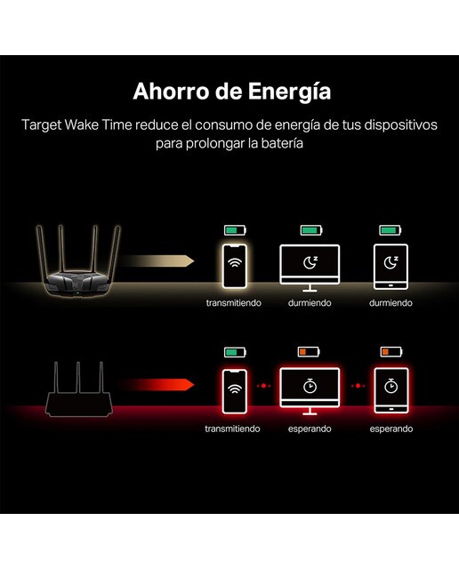 Router Mercusys MR80X AX3000 Wi-Fi 6 de doble banda 6