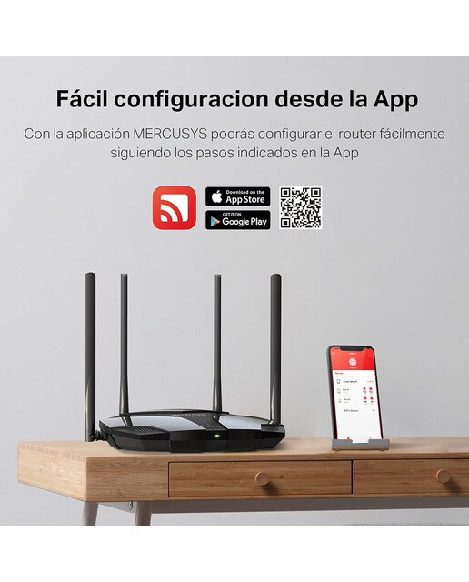 Router Mercusys MR80X AX3000 Wi-Fi 6 de doble banda 7