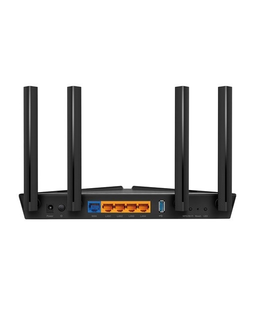 Router Wi-Fi 6 TP-Link Archer AX53, WiFi 6, 3000 Mbps, Doble Banda, 4 Antenas, 4 Puertos Gigabit - Negro Negro-3