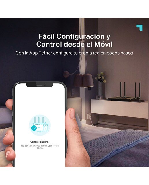 Router Wi-Fi 6 TP-Link Archer AX53, WiFi 6, 3000 Mbps, Doble Banda, 4 Antenas, 4 Puertos Gigabit - Negro Negro-8
