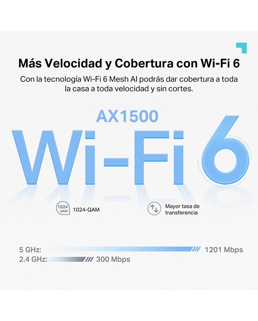 Sistema Wi-Fi 6 Mesh TP-Link Deco X10, AX1500, IA, Seguridad Avanzada, Puertos Gigabit, Pack de 3 Blanco-4
