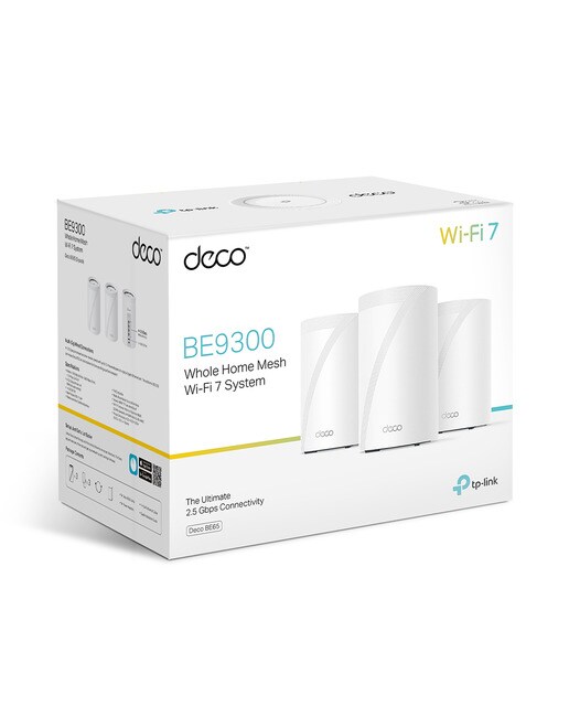 【Wi-Fi7対応】tp-link Deco BE65 Sistema Wi-Fi 7 Mesh TP-Link Deco BE65, BE11000, IA, Seguridad