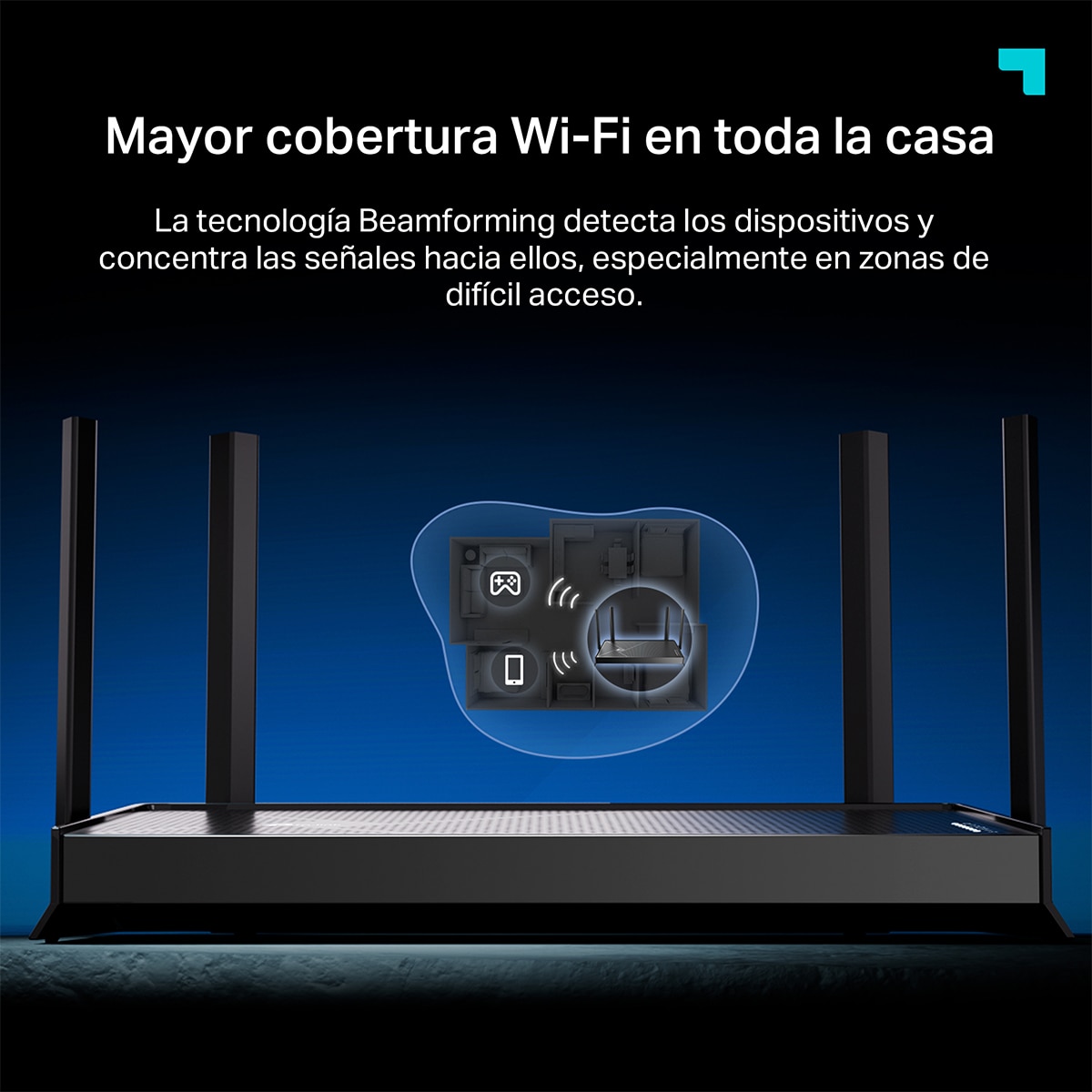 Router Wi-Fi 7 TP-Link Archer BE230, AX53, Wi-Fi 7, Doble Banda BE3600, 4 Antenas, 4 Puertos Gigabit Negro-7