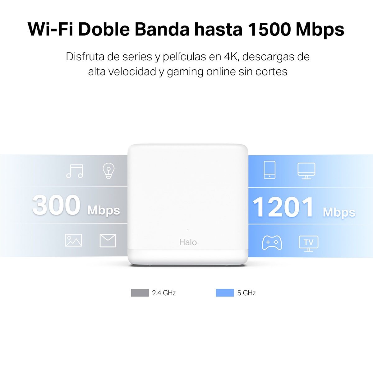 Sistema Wi-Fi Mesh Mercusys Halo H60X (3 Nodos) Wi-Fi 6 AX1500 5